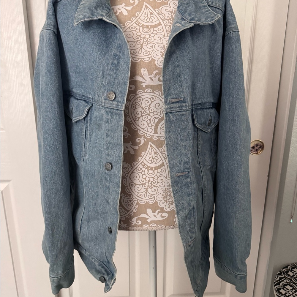 Vintage Pepsi Light Blue Denim Jacket